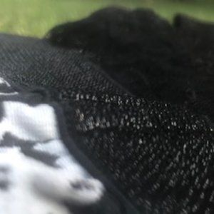 Blush formal party dress black and white